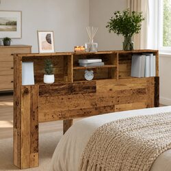 Practical Storage Headboard Cabinet for Your Bedroom