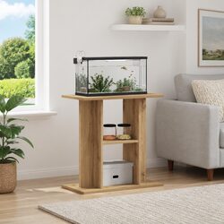 Aquarium Stand 60x30x60 cm Brown Engineered Wood Fish Tank 3 Tier Storage