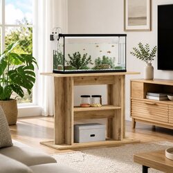 Practical Aquarium Stand Fitting Seamlessly at Home