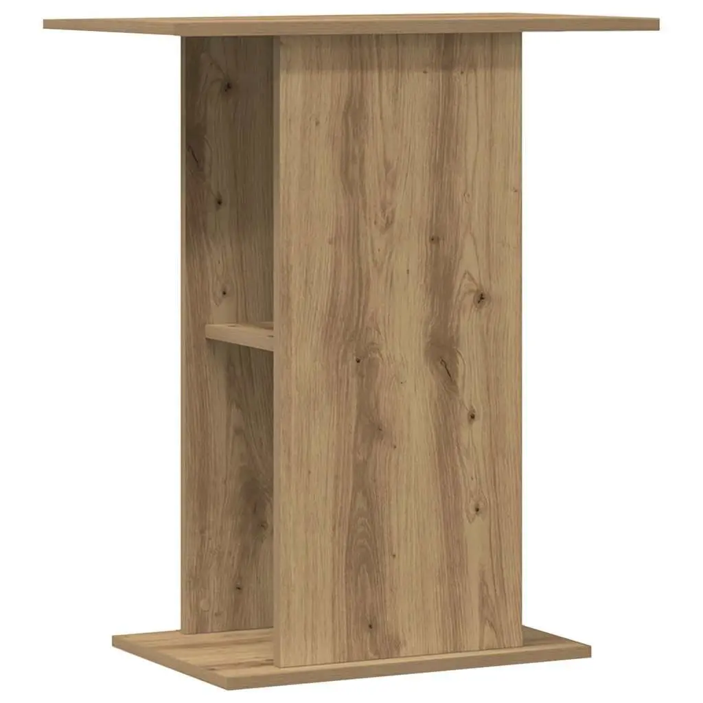 Aquarium Stand Engineered Wood Brown Storage Cabinet Fish Tank Display Furniture