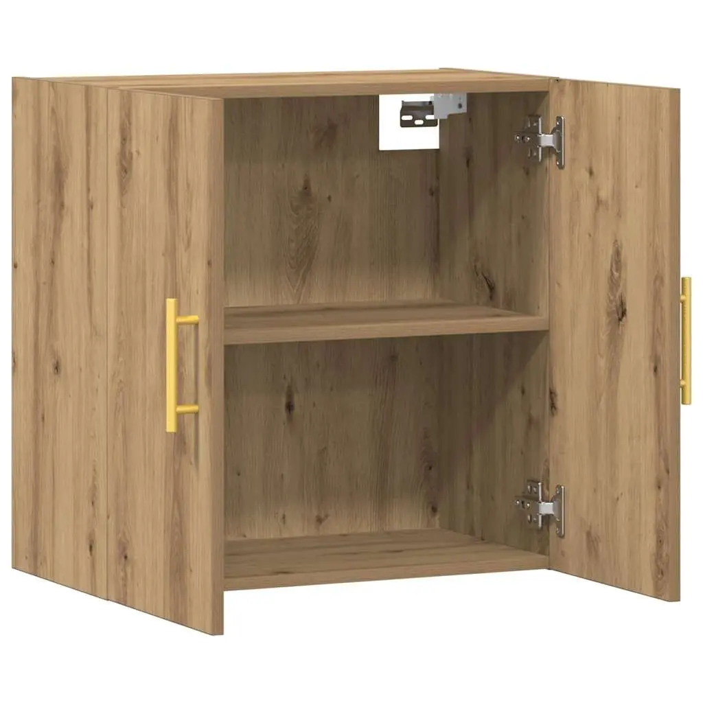 Wall Cabinet Storage Engineered Wood Brown 60x31x60 cm