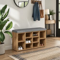 Practical Shoe Bench for Hallways and Living Rooms
