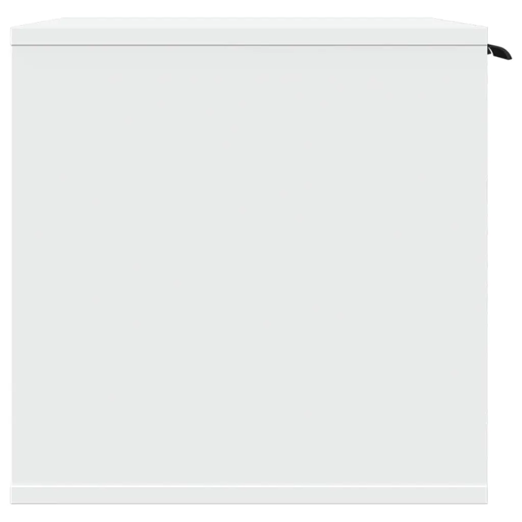 Cat Litter Box Enclosure Furniture Hidden Cabinet White 80x50x45cm Side Table