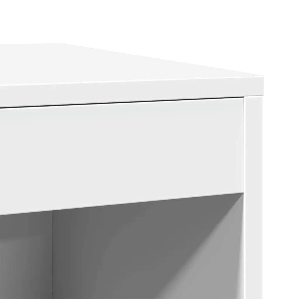 Cat Litter Box Enclosure Furniture White 47x59x42cm Hide Storage Cabinet