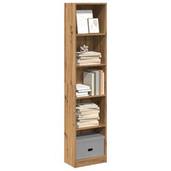 Practical Brown Shelving Unit for Home and Office Use