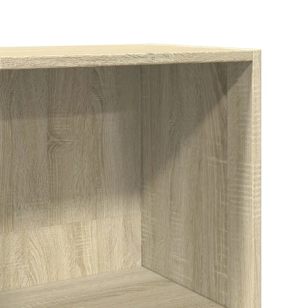 Bookcase Sonoma Oak 40x30x189cm Engineered Wood Shelving Storage Cabinet Brown
