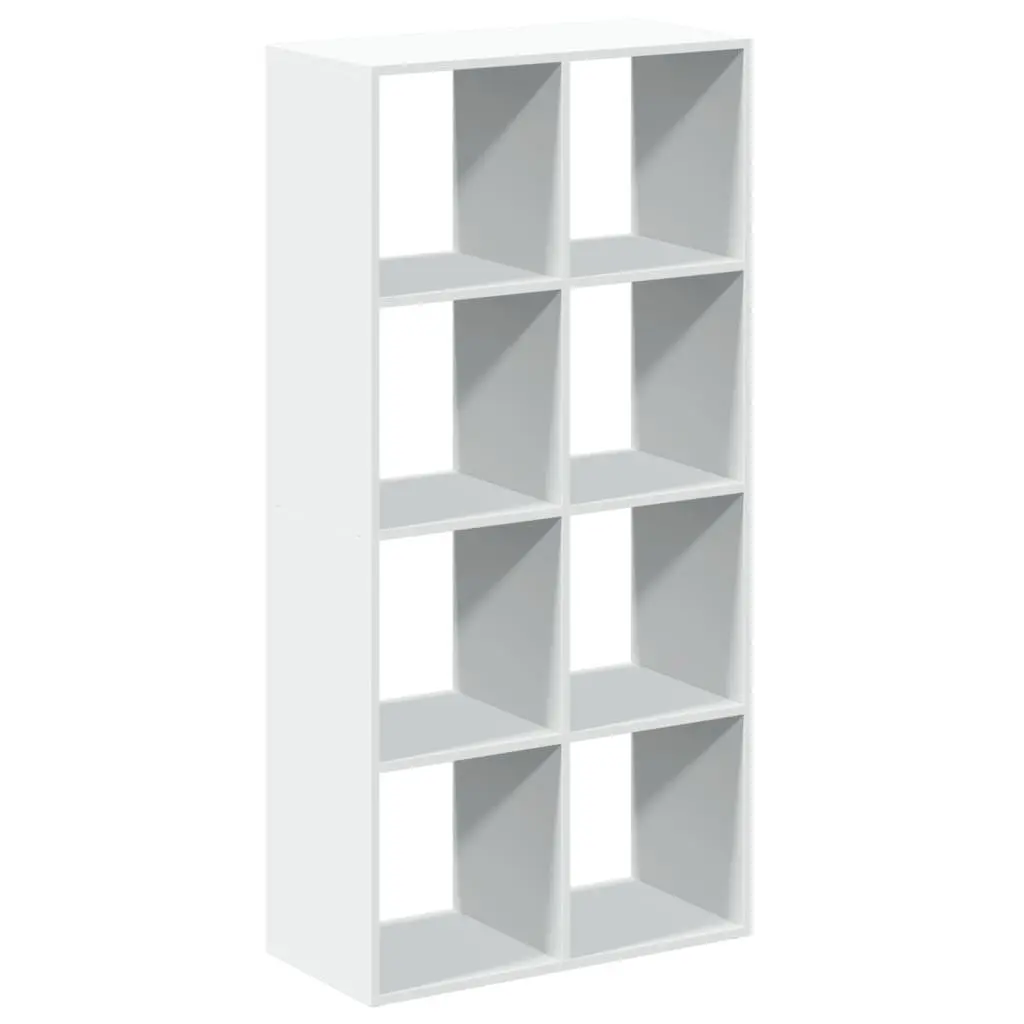 Room Divider Bookcase White 69.5x29x137.5cm Cube Storage Shelving Unit