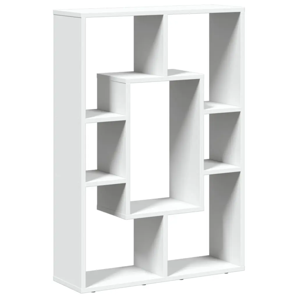 White Bookcase 63x20x90 cm for Home Use