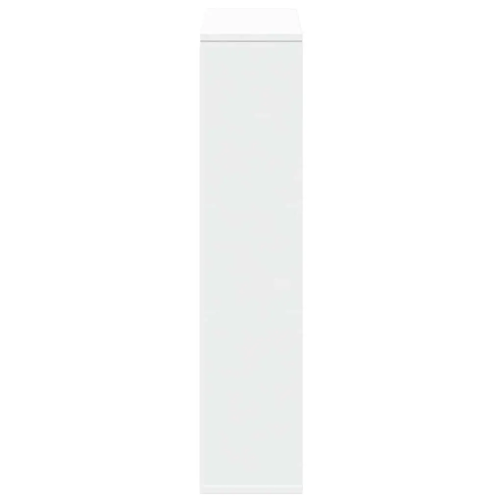White Bookcase 63x20x90 cm for Home Use