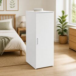 Storage Cabinet White 40x45x103.5 cm Engineered Wood Office Organizer Sideboard