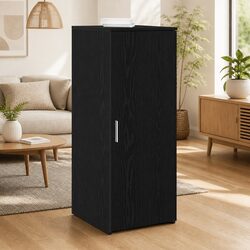 Storage Cabinet Black 40x45x103.5 cm Engineered Wood Sideboard Organizer