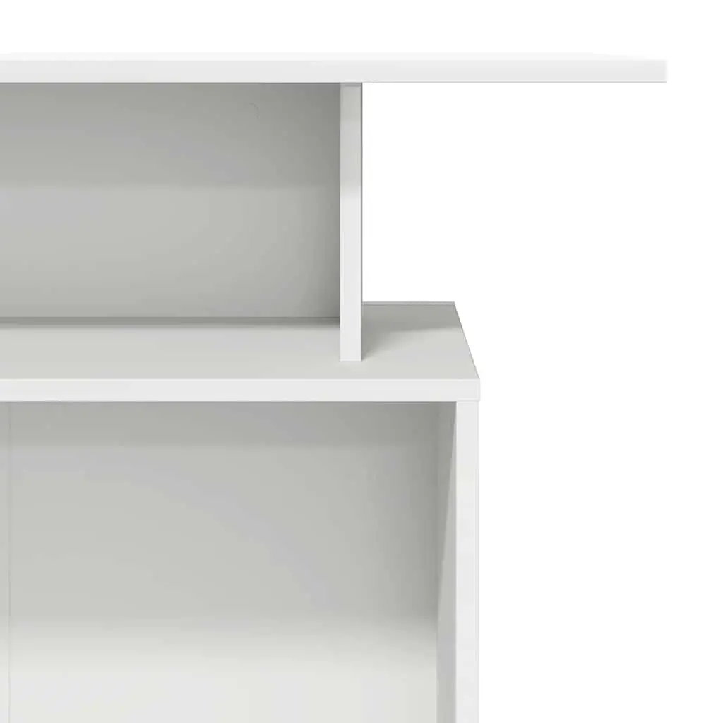 White Reception Desk for Offices 100x40x104 cm