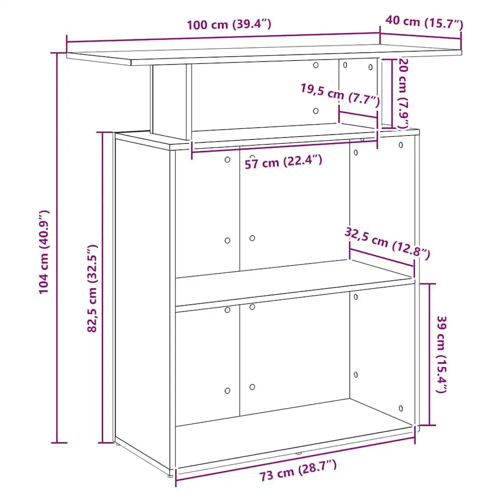 Reception Desk for Office and Salon Use