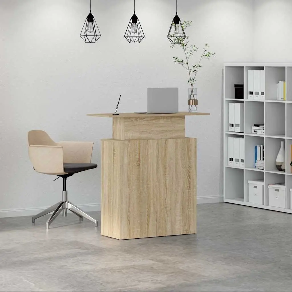 Reception Desk 100x40x104 cm for Office Use