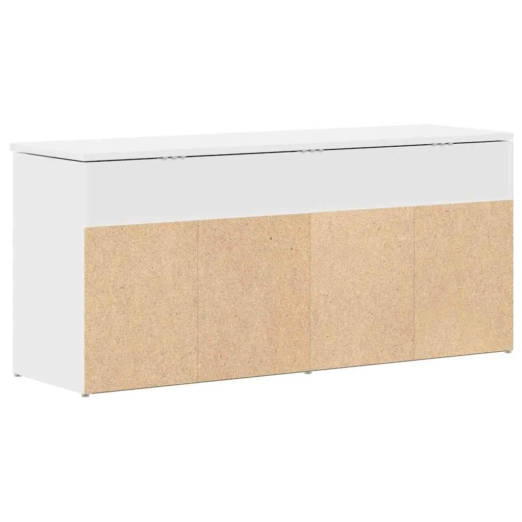 Shoe Bench White Storage Organiser Seating Entryway Hallway Footwear Rack