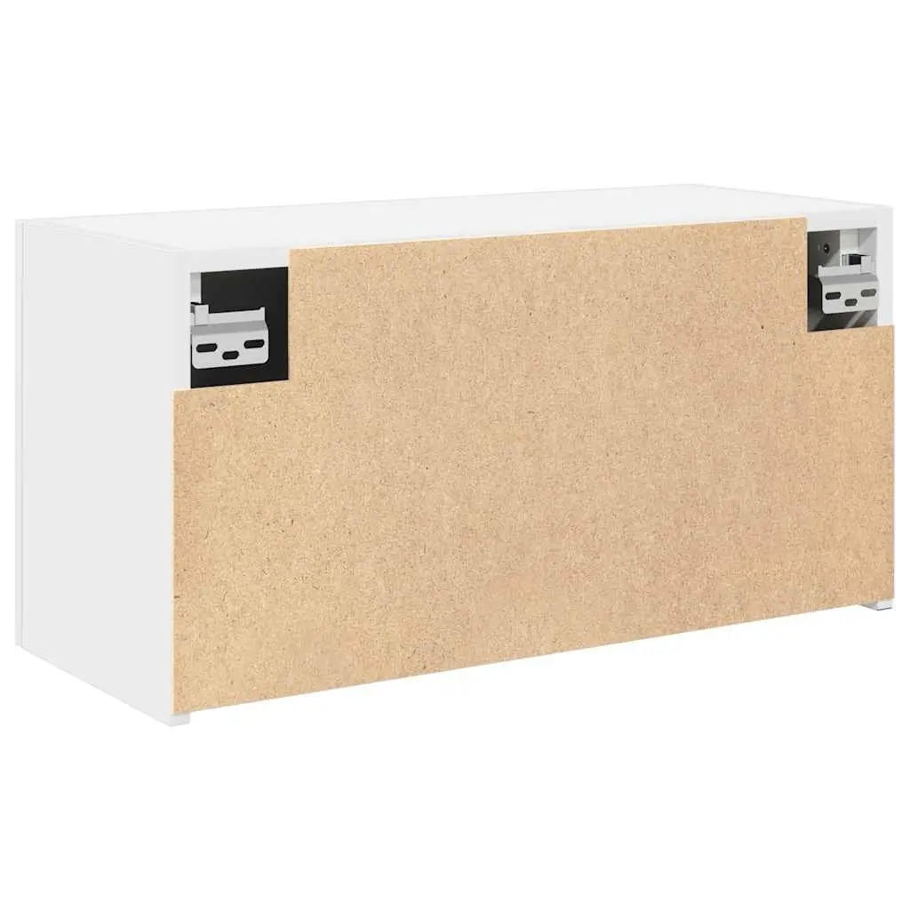 White Wall Cabinet for Bathrooms 60x25x30 cm