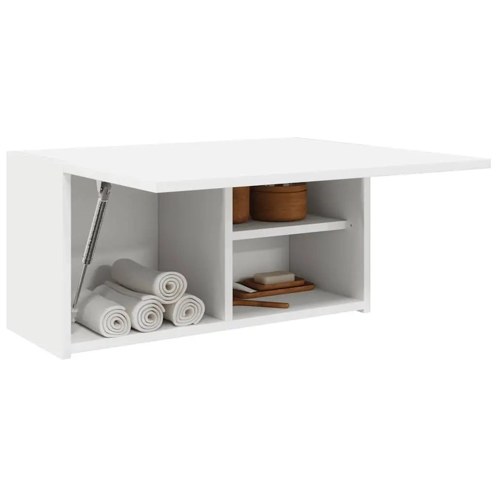 White Wall Cabinet for Bathrooms 60x25x30 cm
