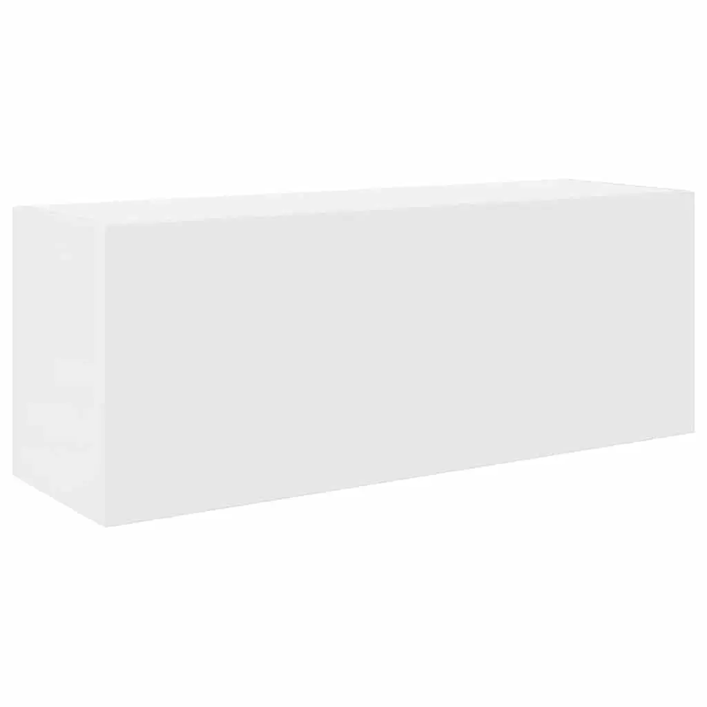 Bathroom Wall Cabinet Engineered Wood 80x25x30cm White
