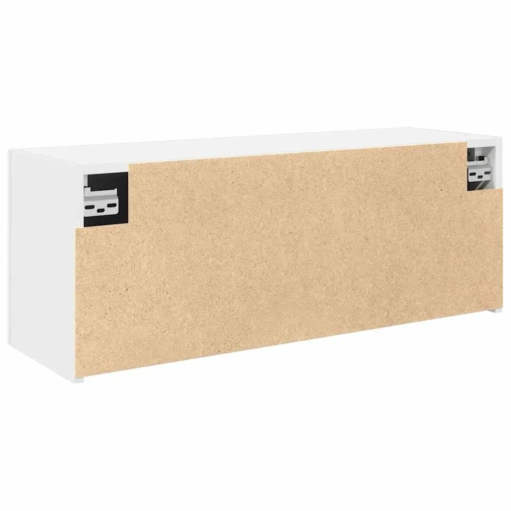 Bathroom Wall Cabinet Engineered Wood 80x25x30cm White