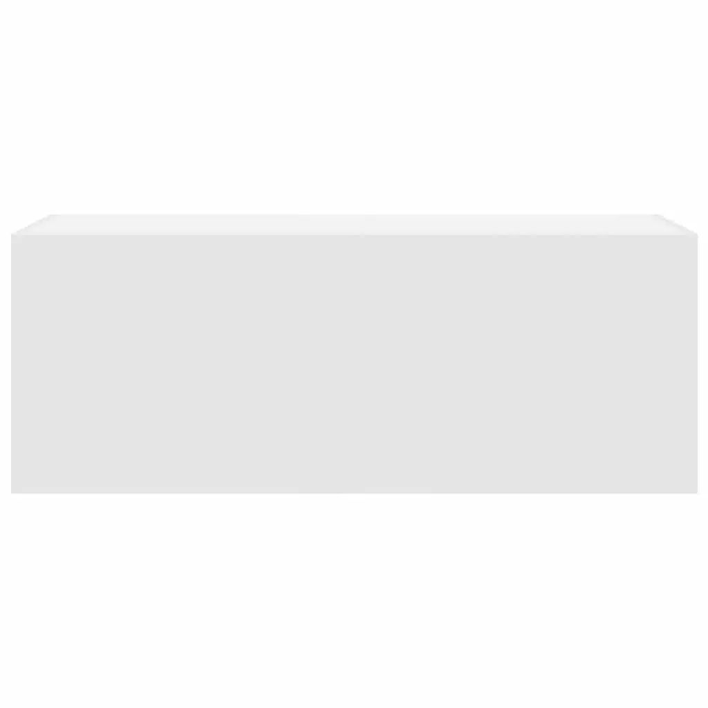 Bathroom Wall Cabinet White Storage Organizer Vanity Unit 80x25x40 cm