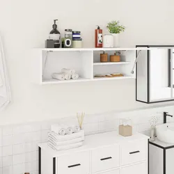 Practical Bathroom Cabinet for Space Management 100x25x30 cm