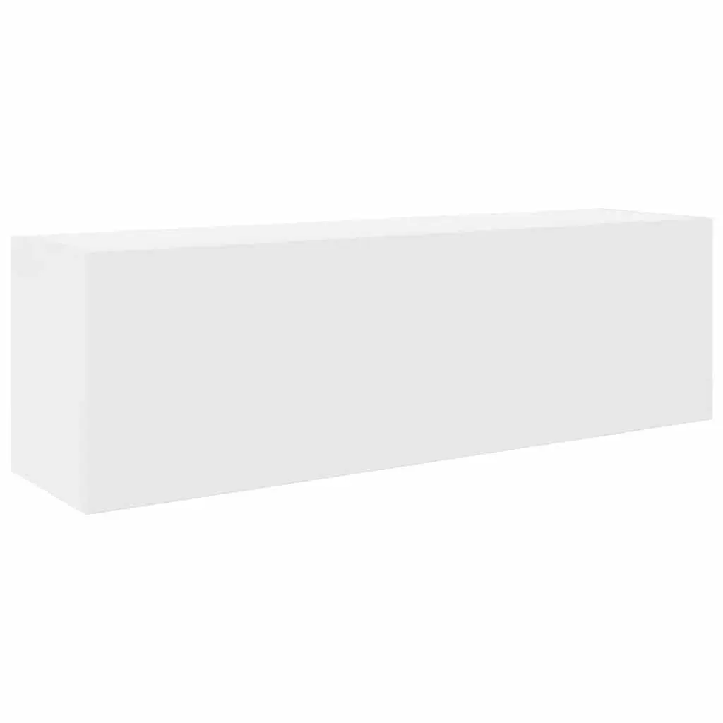 Bathroom Cabinet Engineered Wood 100x25x30 cm White Storage Unit