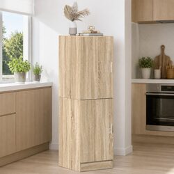 Practical Sonoma Oak Cabinet for Kitchen Essentials