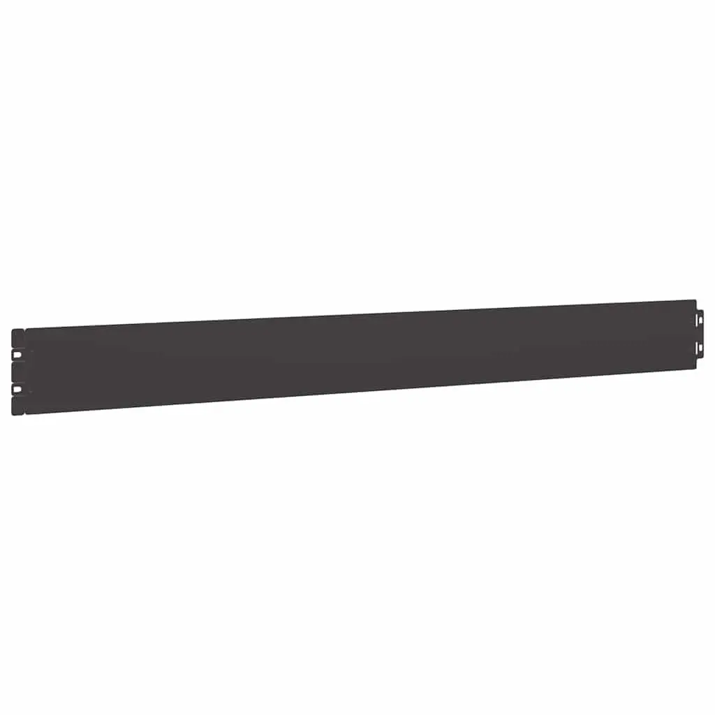 Garden Border Edging Cold-rolled Steel 10 Piece Black Lawn Edging Strips Flexible Landscape