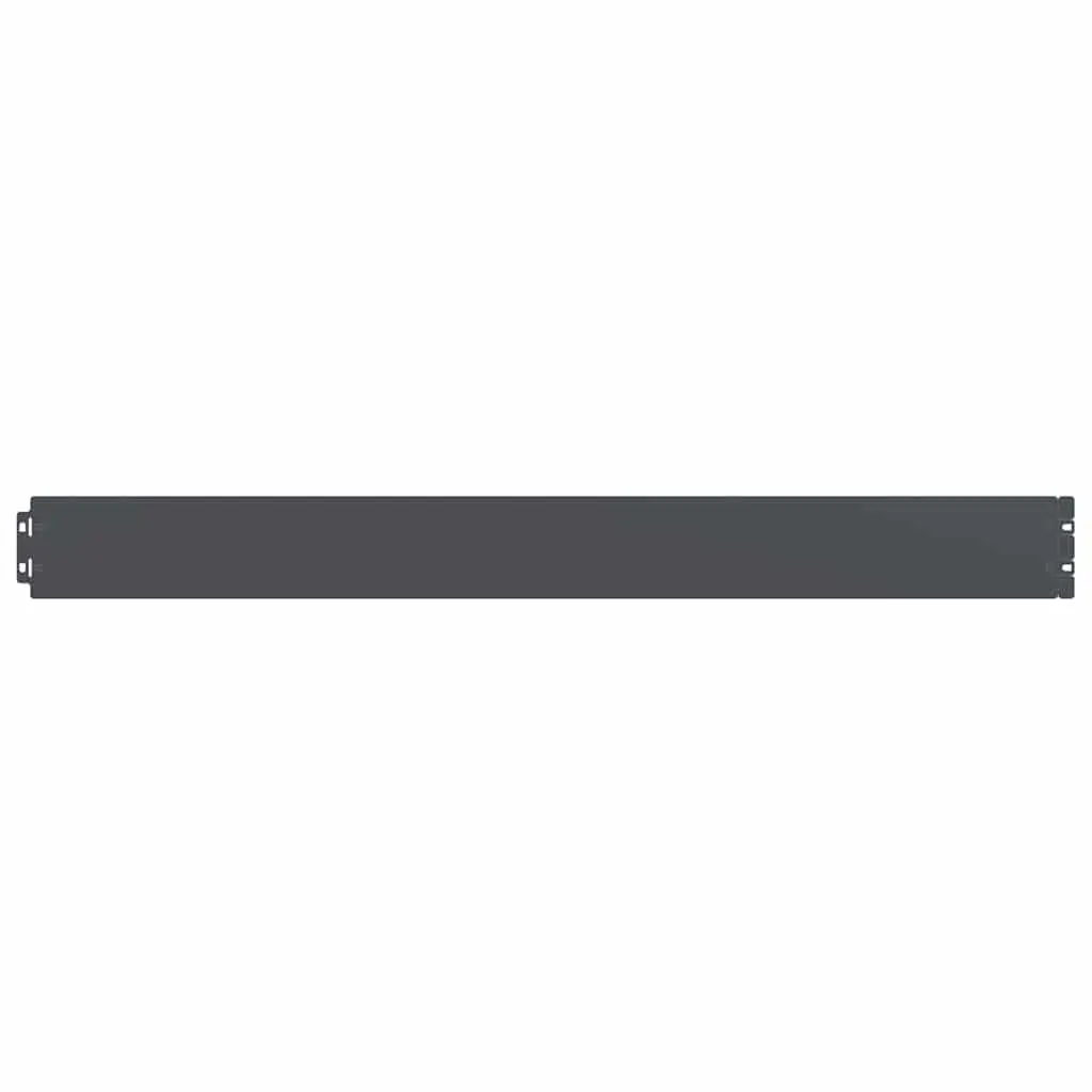 Lawn Edging Cold-Rolled Steel 10 Pieces Flexible Edgers Anthracite