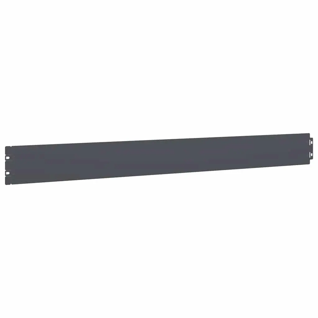 Lawn Edging Cold-Rolled Steel 10 Pieces Flexible Edgers Anthracite