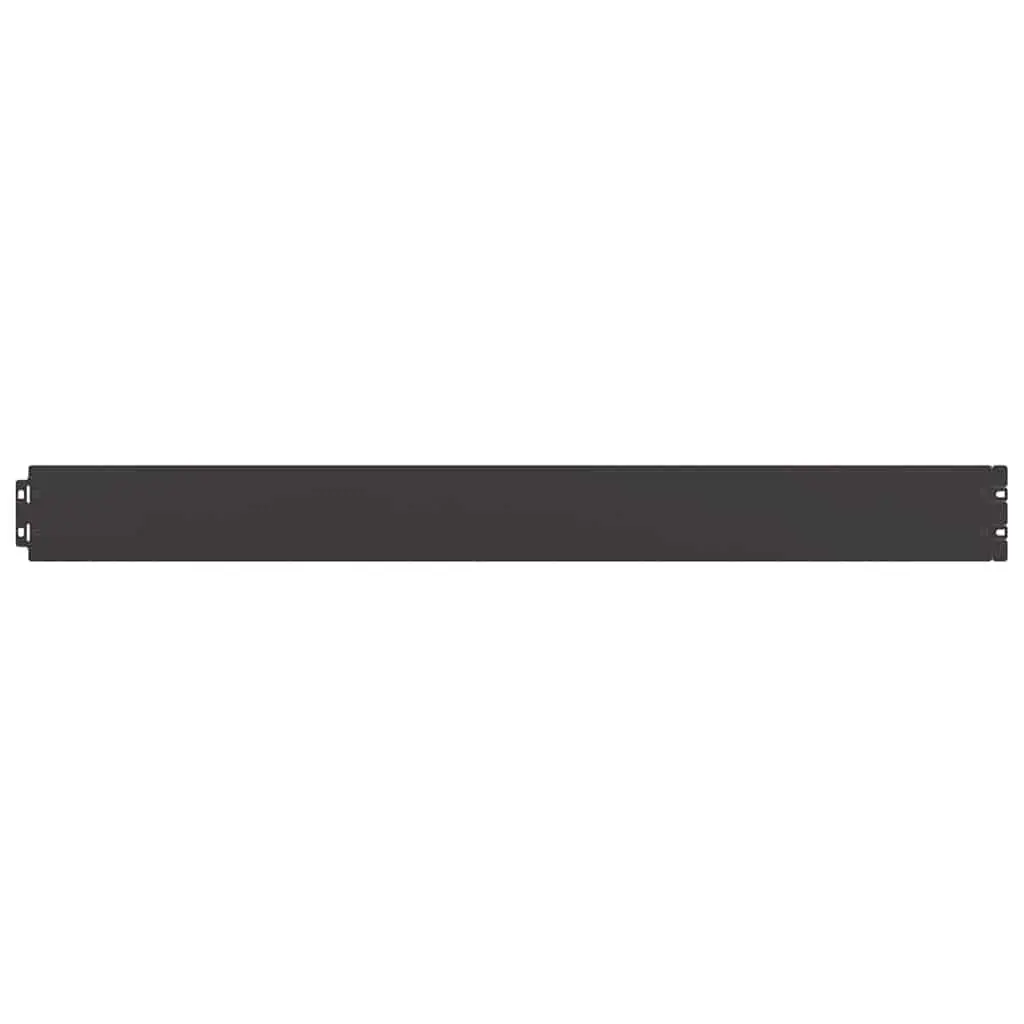 Garden Lawn Edging Cold-Rolled Steel 10x103 cm Black 50 Piece