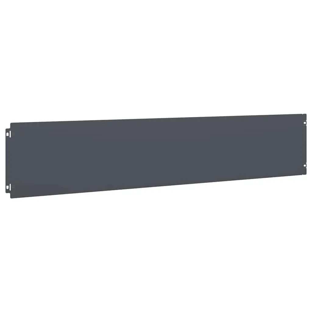 Garden Edging Flexible Anthracite Steel 10 Pieces 20x103cm for Landscaping and Lawn Boundaries