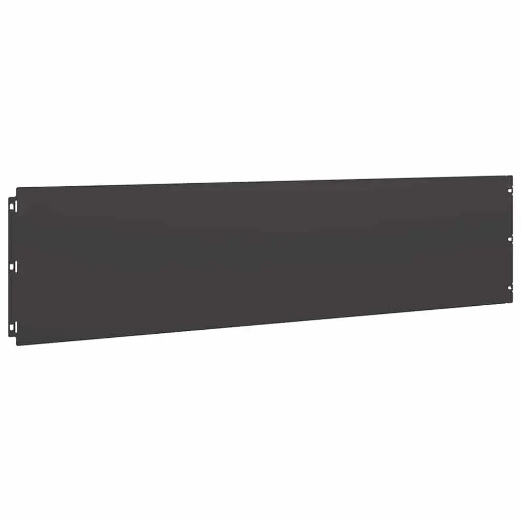 Garden Lawn Edging Borders Cold-Rolled Steel 25 x 103 cm White 10 Piece
