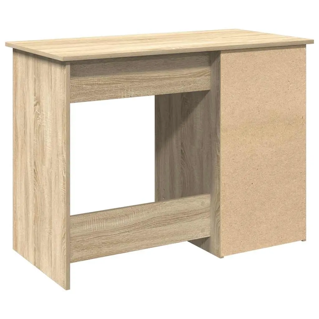 Writing Desk Engineered Wood 102cm x 50cm x 75cm Brown Sonoma Oak