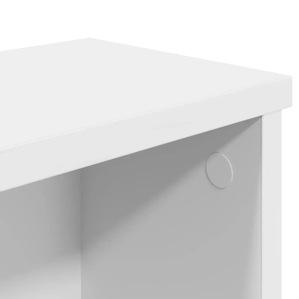 Kitchen Utensil Rack Stackable Storage Shelf Engineered Wood 60 x 15 x 16 cm White