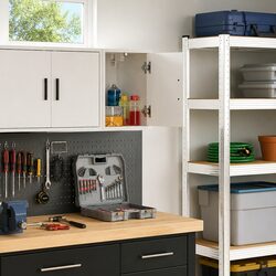 Practical Wall Cabinet for Garage or Home Use