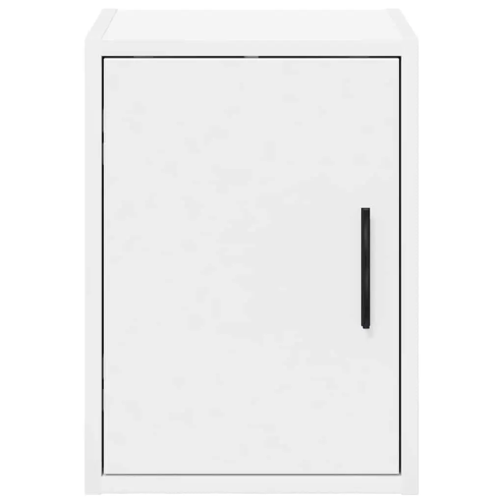 Wall-mounted Cabinet Engineered Wood White Storage Cupboard Tool Organiser