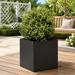 Practical Black Raised Bed Planter for Various Settings