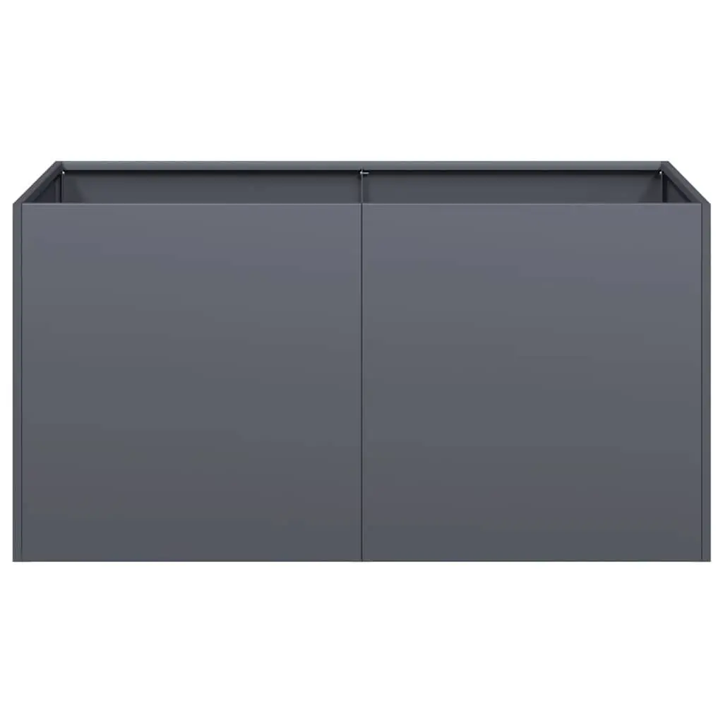 Cold-Rolled Steel Planter Raised Garden Bed 80x40x40cm Anthracite