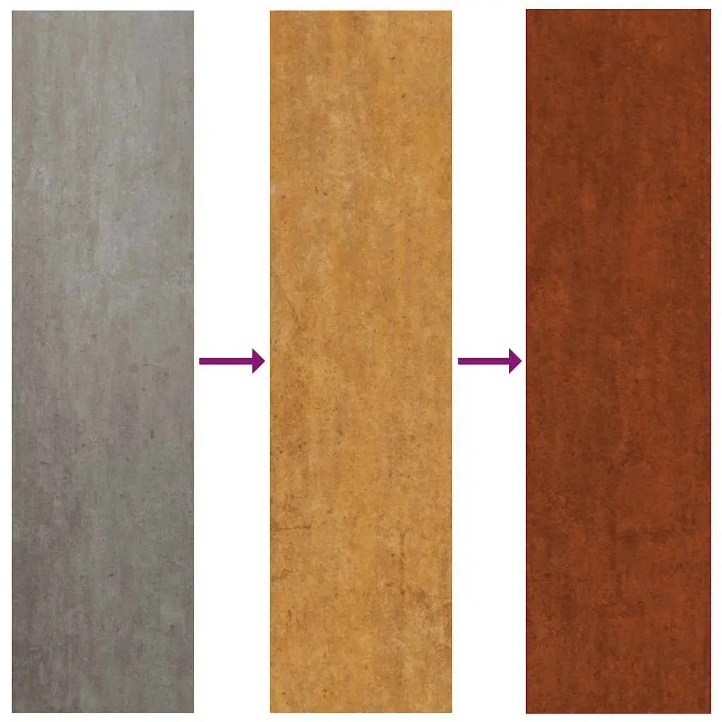Weathering Steel Planter Box 40x40x80 cm Raised Garden Bed Outdoor Patio Flowers