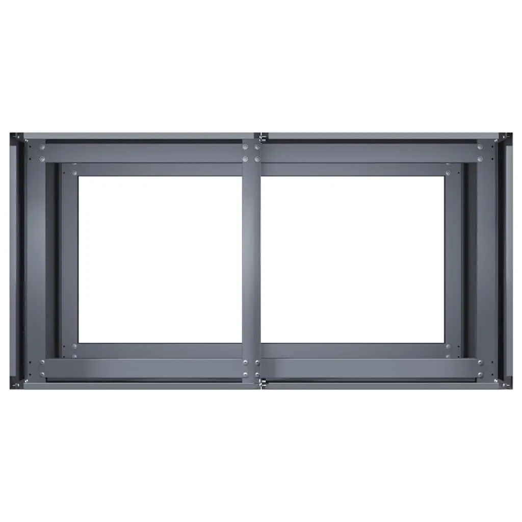 Raised Garden Bed Cold-Rolled Steel 80x40x80cm Anthracite Planter