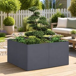 Practical 80x80x40cm Anthracite Planter Box