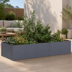 Perfect Planter for Balconies and Gardens: Steel Raised Box
