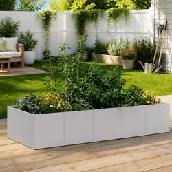 Versatile Raised Planter Box for Gardens and Patios