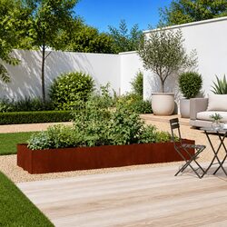 Practical Raised Garden Planter for Home Use 280x80x40cm