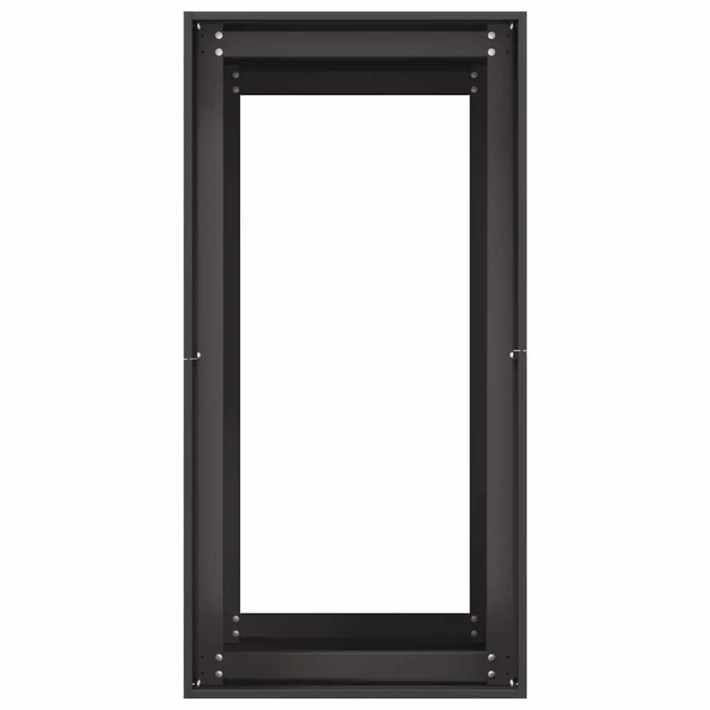Steel Planter Box Cold-Rolled Steel 40x80x80 cm Black Raised Garden Bed