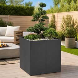 Practical Steel Planter Box for Garden Use