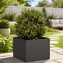 Practical Black Planter Box Fits Perfectly in Your Garden