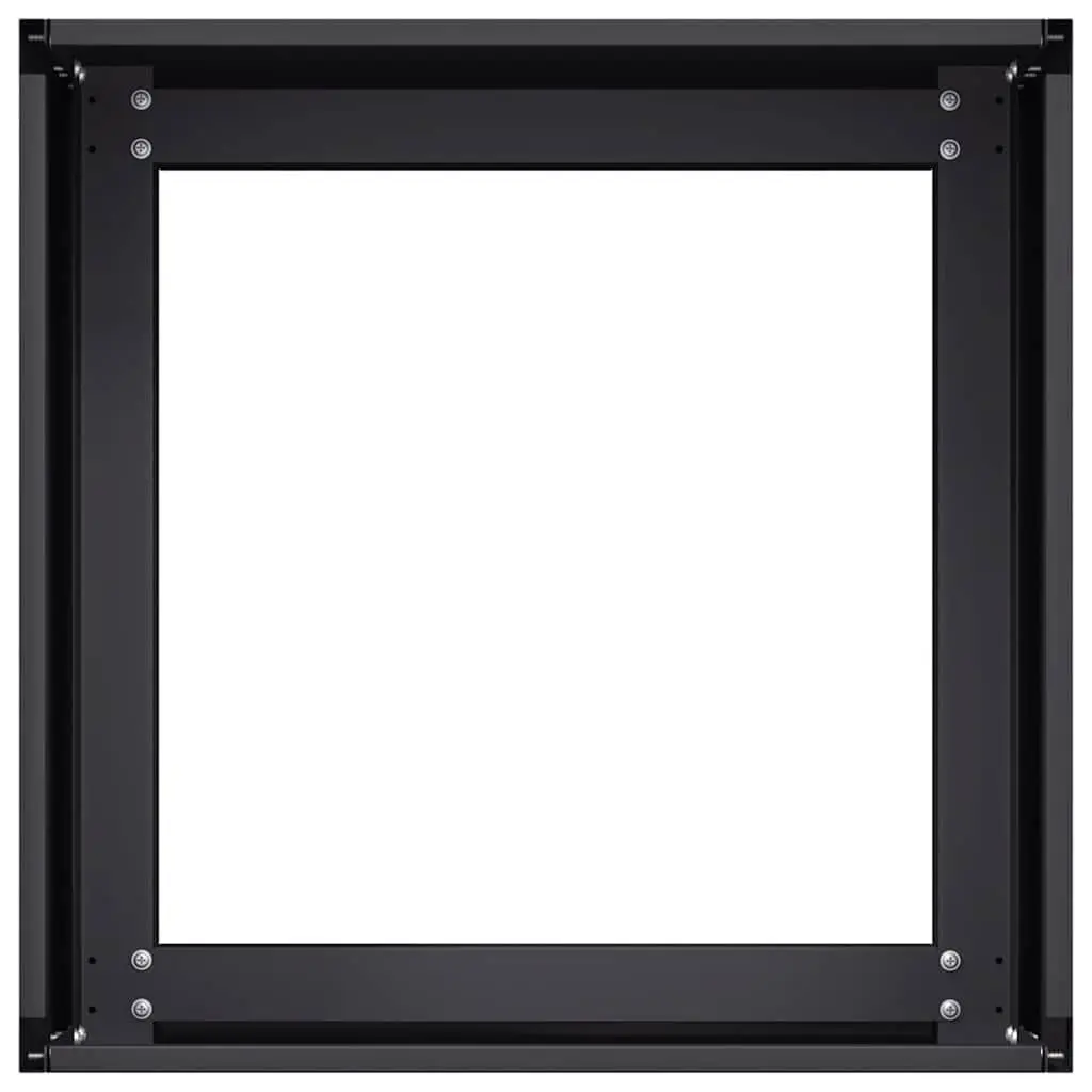Steel Planter Box 40x40x30cm Black Raised Garden Bed Outdoor Patio Flowers