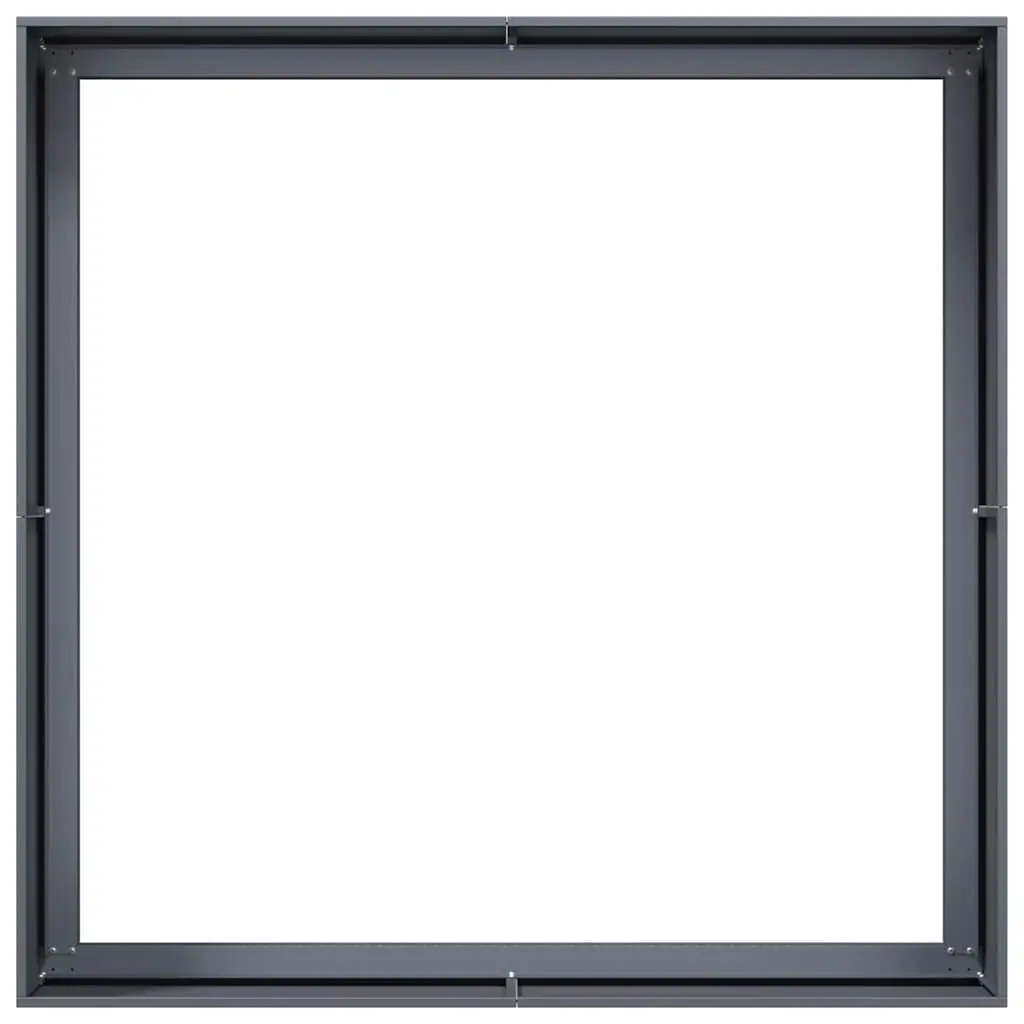 Anthracite Raised Garden Planter Box 100x100x40 cm for Various Spaces